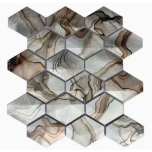 Hexagon Mosaic Panel