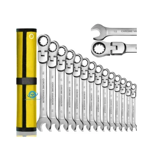 Flex-Head Wrench Socket Spanner Kit
