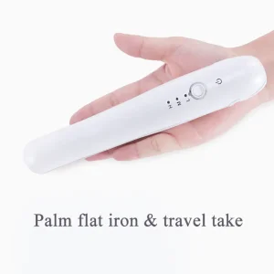 LED Travel USB Car Plug Mini Iron for Hair (V180)