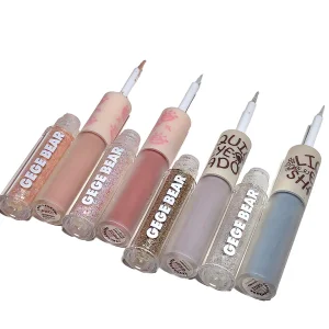 Hot Sale Private Label Makeup 2 in 1 Natural Flash Eye Shadow Highlighter Waterproof Long Lasting Matte Glitter Eyeshadow