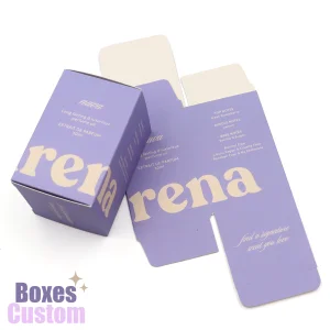 Coated Paper Packaging Box Custom