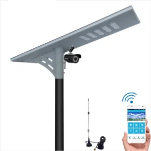Area Security Lighting 20W 30W Integrated LED Solar Street Light