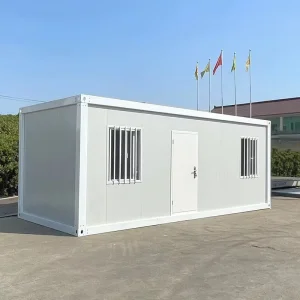 Casas Contêineres Modulares Portáteis Versáteis em Pacote Plano