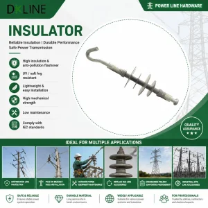 عازل تعليق مركب من السيليكون 11kv