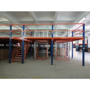 Cold Rolled Steel Mezzanine Floor Anti Corrosion Warehouse Storage Mezzanine Platform Industrial Racking System