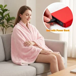 Elegant Flannel Heating Shawl