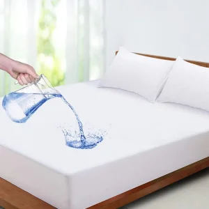 Protege Matelas 160X200 Enfriamiento de Bambú Protector de Colchón Antialérgico Cubre Colchón de Lujo para Hotel Doble Individual Protector de Colchón Queen a Prueba de Chinches