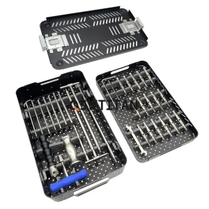 Broken Screw Removal Instrument Set II for Intramedullary Nail Removal Orthopedic Pet Surgical Instrument Kit