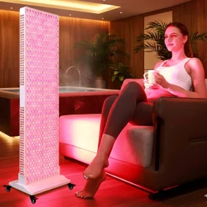 FDA FCC CE UL ETL 8 Wavelength LED Blue Red Light Therapy Panel for Home Skin Beauty Gym Yoga Club, Infrared Lamp Full Body Pain Relief PDT Device Wholesale