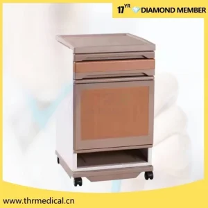 ABS Plastic Medical Bedside Cabinet Bed Side Locker Cabinet for Hospital Use