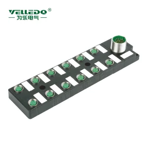 12-Port Caixa de Junção Pesada para 4/5 Conexões de Pino