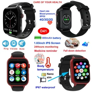 4G IP67 Waterproof GPS watch