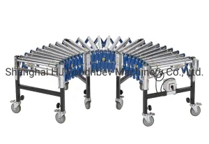 Motorized Flexible Powered / Gravity Expandable Roller Conveyor