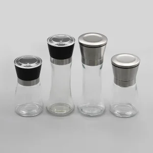 100g 160g 180g 200g 300g 500g Molinillo de Sal y Pimienta de Cocina Molinillos de Cerámica Botella de Vidrio Molinillo con Saleros