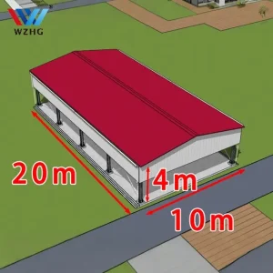 Edifício de Estrutura de Aço Prefabricado Personalizado