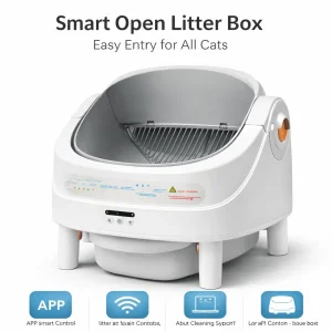 Smart Self-Cleaning Cat Litter Box with APP Control Smart Pet Supply