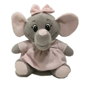 OEM Venta al por mayor Juguete de peluche elefante salvaje de material reciclado ecológico