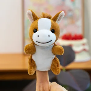 Cartoon Bear Finger Puppet Toy