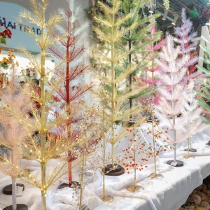 New Trend Short Fur Artificial Pampas Tree for Wedding Party Home Decor