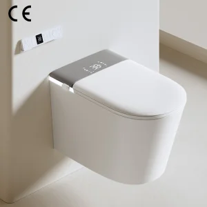 Elegant Design Ultra Thin Cover Wall Mounted Inodoro Inteligente Concealed Cistern Popular Sanitary Ware Wall Hung Smart Toilet
