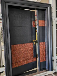 Cast Aluminium Gate Doors Photo Modern Metal Single Door Design House Exterior Double French Style Front Entry Catalogue Iron Steel Doors