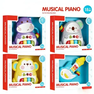 Juguetes de piano musical de alta calidad para bebés, juguetes electrónicos de enseñanza, juguetes de aprendizaje para bebés, juguetes sensoriales, juguete para bebés