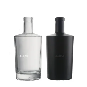 750 ml square vodka bottle