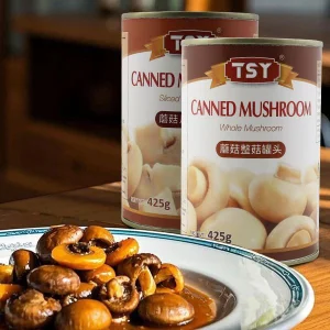 Comida vegana shiitake