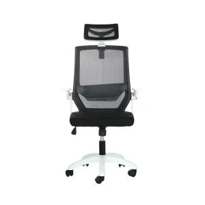 Ergonomic Office Chair with 360&deg; Swivel Height Adjustment Flip-Up Armrests Rocking Desk Chair Function-Modern Fabric Design