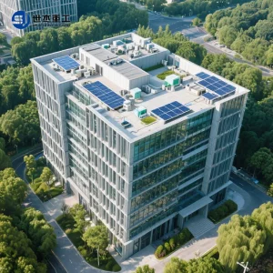Edifício de Escritório em Estrutura de Aço Modular em Conformidade com Normas Internacionais de Segurança
