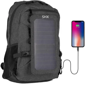 Solar Backpack Laptop Backpacks Charger