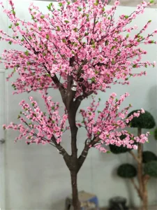 Custom 4m High Pink Cherry Blossom Trees Wedding Centerpiece Silk Cherry Blossom