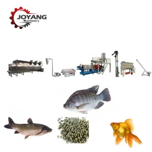Puffed Fish Feed Extruder Food Granulator Floating Pellet Fish Feed Making Machine