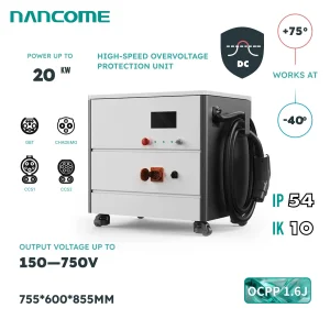 High-Speed Mobile DC Fast Charger Station for CCS2 Electric Vehicles
