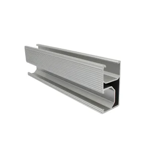 Roof Solar Panels for Rooftop Flat Roof Installation with Anodized Aluminum Rails and Metal Supports-10KW Solar Power System