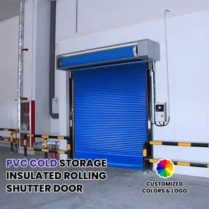 Modern PVC Cold Storage Rolling Shutter Door High Speed Door Freezer Thermal Insulation Fast Opening Stable Operation Low