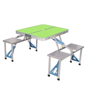 Portable Suitcase Aluminum Folding Table with Chairs
