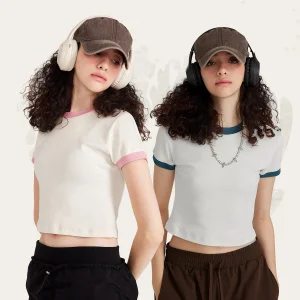 Customized Slim Fit Cropped T-Shirt