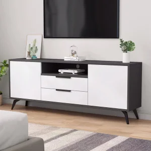 Móvel moderno de madeira barata para armazenamento em casa, móveis para sala de estar, suporte para TV