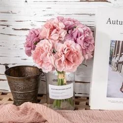 OEM Factory Wholesale Green Hydrangea Peony Bouquet Artificial Flower Home Decoration Wedding Bouquet Faux Flowers Manufacturers, Suppliers
