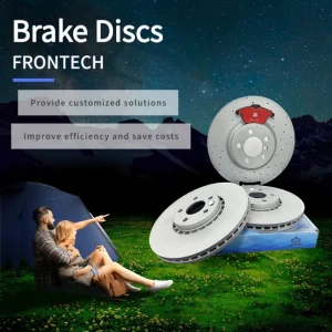 Frontech Gg20/G3000 Disco de freno sólido ventilado de repuesto pintado