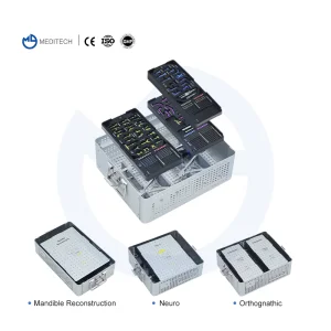 Titanium Maxillofacial Orthopedic Set of Plate Surgical Instrument Set