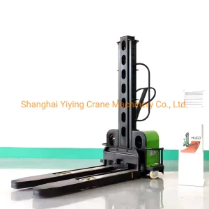 500kg 1000kg Self -Loading Electric Stacker Portable Auto Lift Pallet Forklift with Lithium Battery