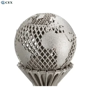 Custom 3D Metal Rapid Prototyping Service Stainless Steel Hollow Globe 3D Modeling Printing Slm Mjf CNC Precision Machining