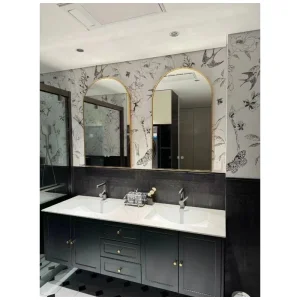 Simple Bathroom Cabinet Marble Top Cabinet Bathroom Sink Floating Vanity