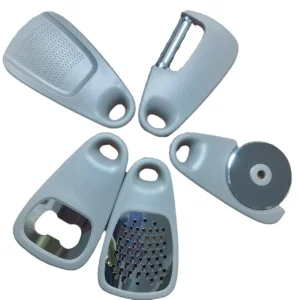 Multifunctional Kitchen Gadget Set 5-Piece Can Peel, Open and Grind Garlic Cutting and Grinding