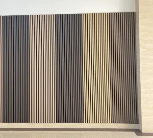 Building Material Foam Sound Absorbing Board Wood Veneer Slat Panels