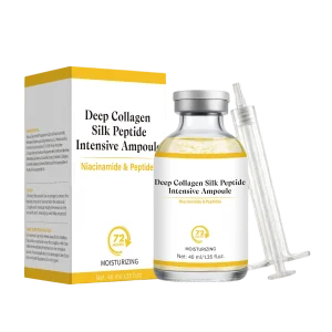 High-quality deep collagen silk peptide ampoule anti-wrinkle fine line smoothing and firming skin elasticity essence