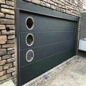Black Insulated Garage Door