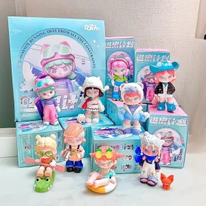 Figuras Colecionáveis de Vinil Personalizadas por Atacado de Boutiques de Papelaria, Caixa Cega, Modelo de Plástico Duplo Espesso, Brinquedos de Personagens de Ação de Anime